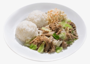 Kalua Pork And Cabbage With Two Scoops Of Rice, And - L&l Hawaiian Barbecue #943489