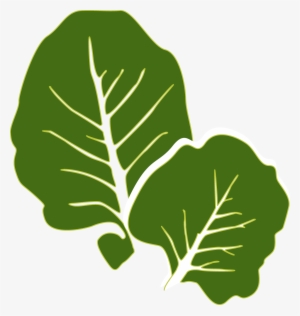 Collard Greens Leaf Vegetable Clip Art - Collards Clipart #943668