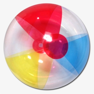 Beach Balls - Red Blue Yellow Clear Beach Ball #943928