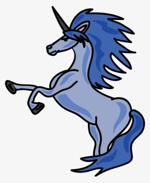 Big Image Png - Black Cartoon Unicorn Png #944266