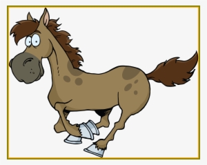 Appealing Horse Cartoon Pic Of White Background - Horse Cartoon Png #944323