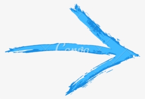 Drawn Arrow Brush - Brush Stroke Arrows Png #944878