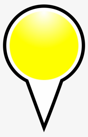 Big Image - Map Marker Yellow Png #945410