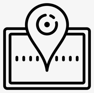 It's A Logo That Represents A Map Marker - Locali #945742