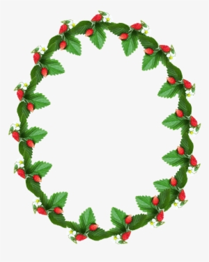 Frame, Border, Alpine Strawberry, Decorative - Mandalas A Crochet Para Colgar #945794