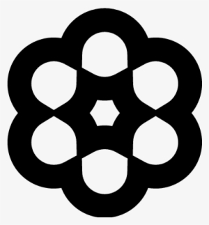 Flower With Rounded Petals Vector - Revolver Drum #945890