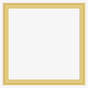 Golden Frame Border Png Clip Art Image - Vintage Christmas #946374