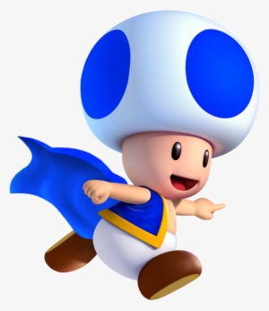 Mushroom Clipart Mario Toad - Mario Kart Blue Toad #946611