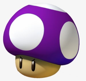 Purple Mario Mushroom - Mario Bros Purple Mushroom #946683