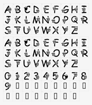 Font Characters - Font #946815