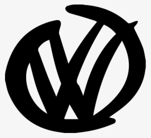 Vw Swoosh Vinyl Sticker - Logo Vw Euro Style #947005