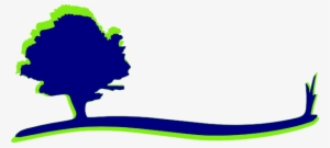 Original Png Clip Art File Tree Swoosh Blue Green Svg #947029