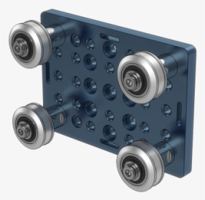 Small Gantry Plate With 4x Stainless Steel Rollers - Gantry Plate #947687