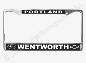 Custom Stainless Steel License Plate Frame 2 Hole Shown - Thread Is Worthless Without #947743