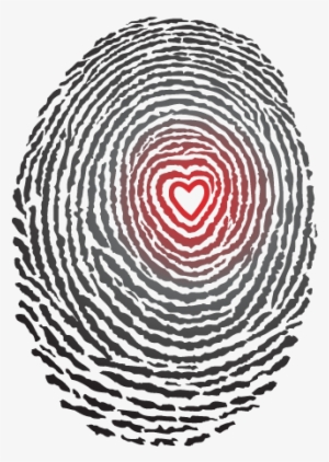 For Real Success, Modern Marketing Must Connect On - Fingerprint With Heart Png #947792