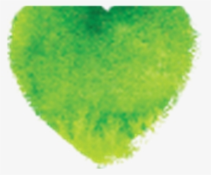 Hearts Clipart Watercolor - Green Watercolour Heart Png #947940