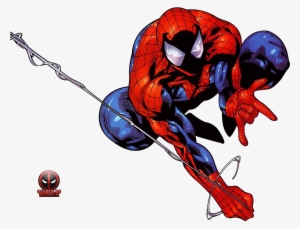 Spiderman Comic Png - Spiderman Web Slinging Png #948155