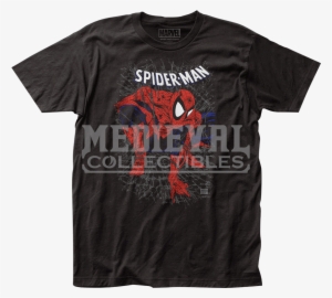 Spider Man Tangled Web T Shirt - Birth Movies Death T Shirt #948486