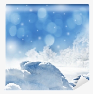 Winter Background With Snow Texture Close Up Wall Mural - Snow #948526