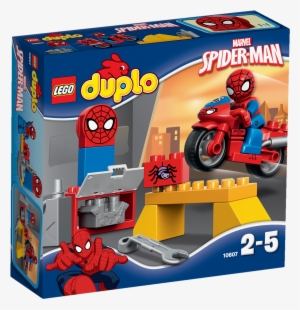 Lego Set 10607 - Lego 10607 Duplo Spider-man Web-bike Workshop #948573