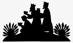 Silhouette Wise Men Sv - Wise Men Png #949572