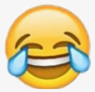 Haha Sticker - Crying While Laughing Emoji Png #9401679