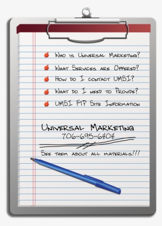 Click The Bullet Points On The Clipboard Or The Links - Clipboard #9403108