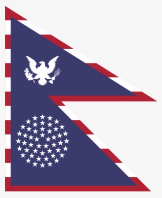 Redesignsflag Of The Usa In The Style Of Nepal - Would The Us Flag Look Like #9403953