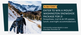 Cascadia Blog Nov 2018 In-store Contest - Snowshoe #9404726