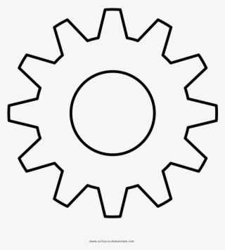 Cogwheel Coloring Page - Nfc Iet Logo Png #9405247