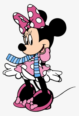 Christmas Baby Mickey Mouse Christmas Coloring Pages,disney - Clip Art Minnie Mouse Winter Png #9406295