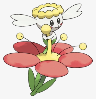 Pokemon Flabebe-red Is A Fictional Character Of Humans - Pokemon Flabebe Evolution #9406494