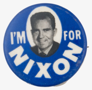 I'm For Nixon Blue - Im For Nixon Button 1960 Blue #9406498