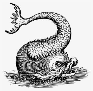 Viper Fish Clipart - Sea Monster Clip Art #9406700