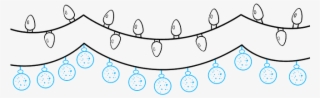 How To Draw Christmas Lights #9407423