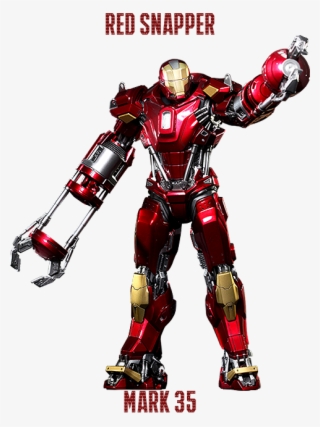 Merry Christmas - Iron Man Mark 35 Red Snapper #9409290