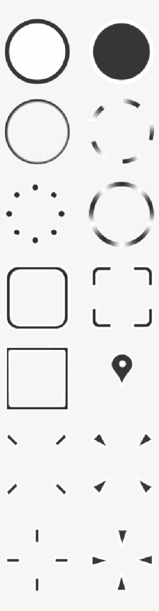 Some Shapes For The Cursor In Gazelaser #9409928