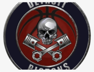 Detroit Pistons Clipart Png - Skull #9410786
