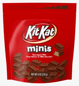Kit Kat® Minis Milk Chocolate Pouch, 8 Ounces - Kit Kat Bar #9412656