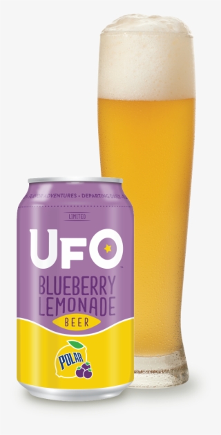 Ufo Polar Blueberry Lemonade Can & Glass, Pdf - Wheat Beer #9412811