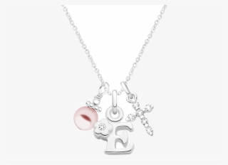 Initial "create Your Own Layered Necklace" With Serif - Illustration #9413744