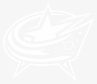 Columbus Blue Jackets - Johns Hopkins Logo White #9414559