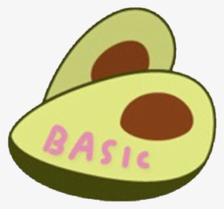 Avocado Png - Basic Avocado Snapchat #9414830