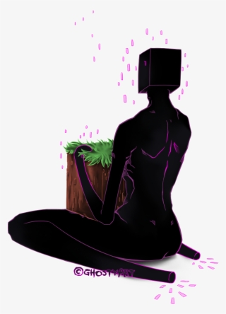 Gotta Put An Enderbutt Somewhere~ Just My Enderman - Sitting #9416756