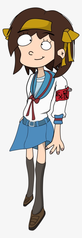 If Haruhi Was Drawn By Danny Antonucci, Aka Ed Edd - Cartoon #9416913