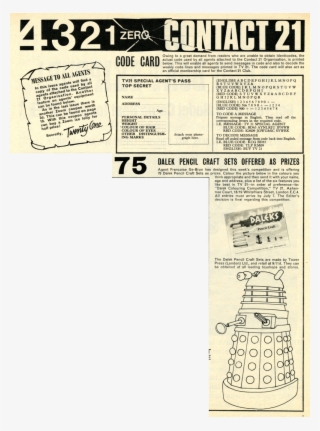 Competition Offering The Tower Press Dalek Pencil Craft - Document #9419697