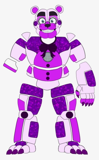 Artworkstylized Funtime Freddy - Minecraft Five Nights At Freddy's Funtime Foxy #9420069