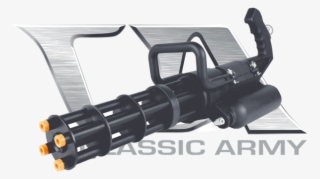 Classic Army M132 Micro Minigun Hybrid Power, Green - Classic Army Nemesis Hex #9420317