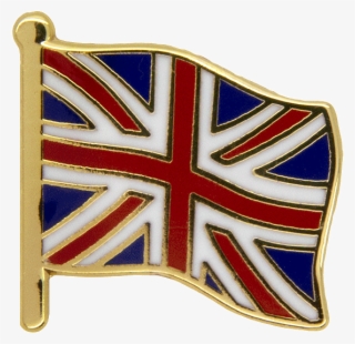 Britain Flag Pin, Gold - Emblem #9420861