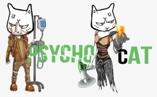 Svg Transparent Psychocat Iwhyc - Cartoon #9420898
